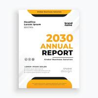 moderno anual relatório o negócio folheto folheto Projeto vetor