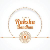 feliz raksha bandhan festival cartão dentro linha estilo vetor
