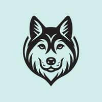 siberian rouco cabeça vetor logotipo Projeto modelo. pode estar usava Como uma mascote para uma Esportes equipe.