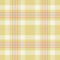 postar padronizar fundo verificar, ornamental têxtil tartan vetor. Década de 1950 xadrez tecido desatado textura dentro amarelo e velho renda cores. vetor