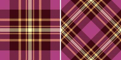 tartan Verifica padronizar do desatado xadrez textura com uma tecido fundo vetor têxtil.