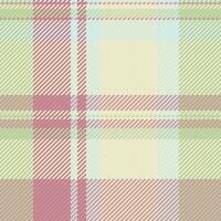 calma xadrez vetor têxtil, estacionário Verifica tecido padronizar. sobreposição desatado tartan textura fundo dentro luz e pastel cores.