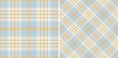 Verifica xadrez textura do tartan vetor têxtil com uma tecido padronizar desatado fundo. conjunto dentro ouro cores dentro atual moda tendência.