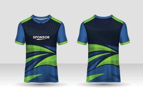 camiseta esporte Projeto modelo para futebol camisa, futebol kit e tanque topo para basquetebol jérsei. esporte uniforme dentro frente e costas visualizar. camiseta zombar acima para esporte clube. vetor ilustração.