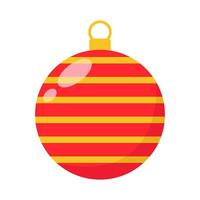 linha dentro Natal bola decoração ilustração vetor