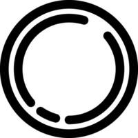 ícone de linha de círculo vetor