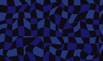 abstrato azul monocromático fundo fez do distorcido quadrados vetor