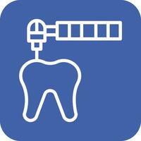 dente perfuração vetor ícone