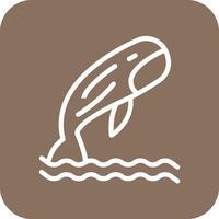 ícone de vetor de baleia