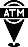 atm localização vetor ícone