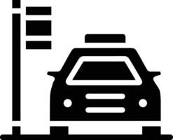 ícone de vetor de área de estacionamento