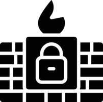 ícone de vetor de firewall