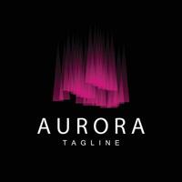 aurora logotipo, céu natureza panorama projeto, símbolo vetor ilustração modelo