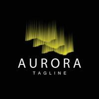 aurora logotipo, céu natureza panorama projeto, símbolo vetor ilustração modelo