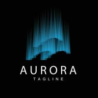 aurora logotipo, céu natureza panorama projeto, símbolo vetor ilustração modelo