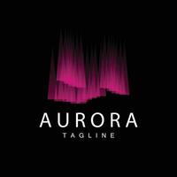 aurora logotipo, céu natureza panorama projeto, símbolo vetor ilustração modelo