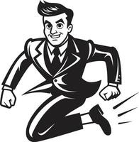 atletismo Preto vetor logotipo para masculino corredor movimento rápido masculino pessoas Preto logotipo
