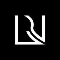 Lu carta logotipo vetor projeto, Lu simples e moderno logotipo. Lu luxuoso alfabeto Projeto