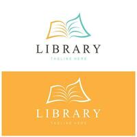 livro ou biblioteca logotipo para livrarias, livro empresas, editores, enciclopédias, bibliotecas, Educação, digital livros, vetores
