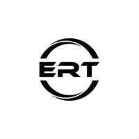 ert carta logotipo projeto, inspiração para uma único identidade. moderno elegância e criativo Projeto. marca d'água seu sucesso com a impressionante isto logotipo. vetor