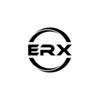 erx carta logotipo projeto, inspiração para uma único identidade. moderno elegância e criativo Projeto. marca d'água seu sucesso com a impressionante isto logotipo. vetor