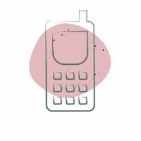 ícone satélite telefone. relacionado para satélite símbolo. cor local estilo. simples Projeto editável. simples ilustração vetor