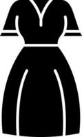 mulheres vestir glifo ícone vetor