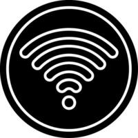 ícone de glifo wi-fi vetor