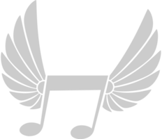 logotipo da nota musical vetor