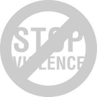 parar a violencia vetor