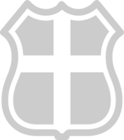 escudo medieval vetor