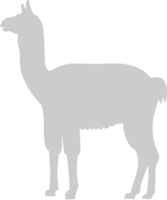 silhuetas alpaca vetor