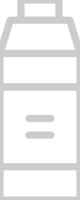 contorno da garrafa de água vetor