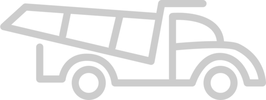 caminhão basculante vetor