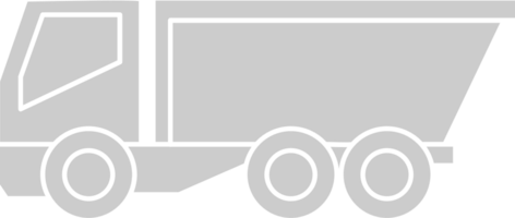 caminhão basculante vetor