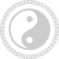 yin yang vetor