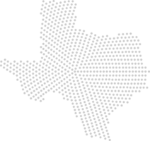 texas pontilhado mapa vetor