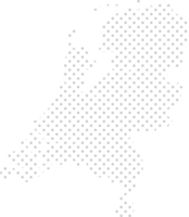 Holanda pontilhado mapa vetor