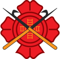 cruz maltês do departamento dos bombeiros vetor