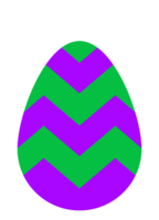 decoração de ovo de páscoa vetor