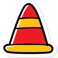 cone de bombeiro vetor