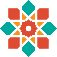 geométrico abstrato arabesco logotipo vetor