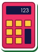 banco ícone calculadora vetor
