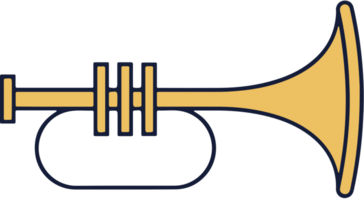 instrumentos musicais trumphet vetor