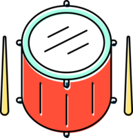 tambor de instrumento musical vetor
