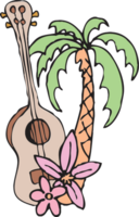 ukulele havaiano vetor