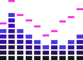 barra de som de música vetor