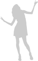 garota dançando vetor