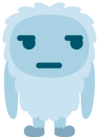 yeti emoticon realmente vetor