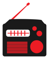 ícone do programa de rádio rádio antigo vetor